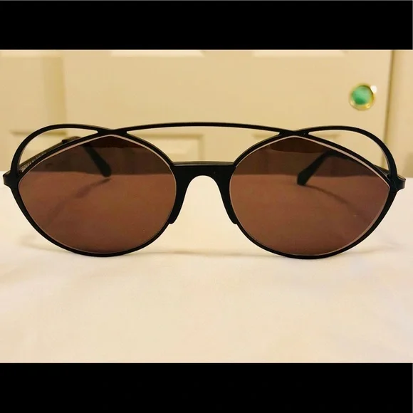 New Veronika Wildgruber Funky Matte BK Sunglasses Precise cuts. NEXUS in graphite/denim by Veronika Wildgruber  main image 2